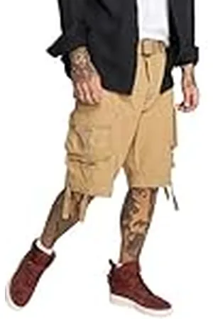 Brandit Shorts Savage Korte broek met riem Cargo Vintage Short Army Bermuda, , S