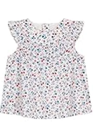 Petit Bateau Mouwloze blouse voor meisjes, , 18 Maanden