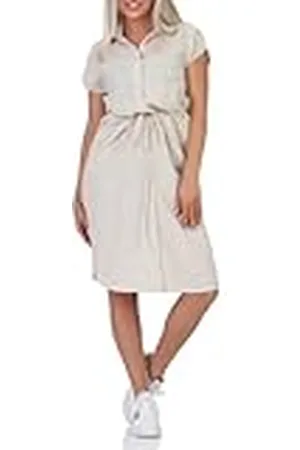 ONLY Dames Onltizana Neri Cotton S/S Dress WVN Noos midi-jurk, , L