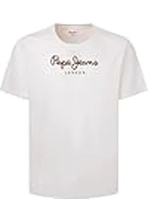 Pepe Jeans Heren Eggo T-shirt Regular Fit Korte mouw Blauw, , XL
