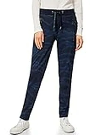 CECIL Dames B375943 joggingbroek, diepblauw, XL/L28, , XL x 28L