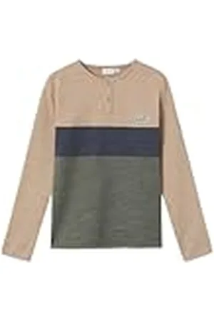 NAME IT Jongens Nkmwuppo Wo/Co Ls Top shirt met lange mouwen, , 134-140