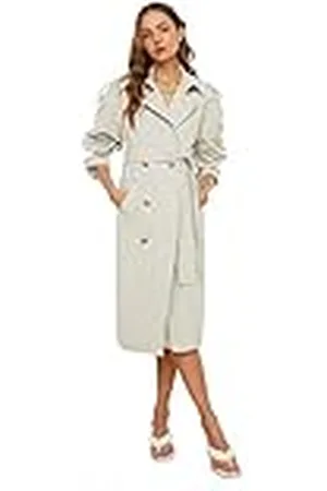 Trendyol Archbreaker Gedetailleerde Water Rijden Lange Trenchcoat, , 64