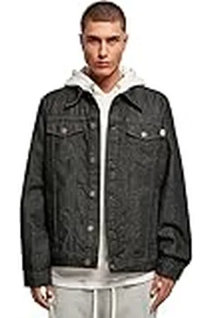 Urban classics Organische Basic Denim Jas voor heren, , S