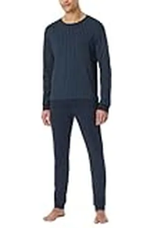 Schiesser Herenpyjama, lang, warmer, katoen, fijn interlock, pyjamaset, , 58