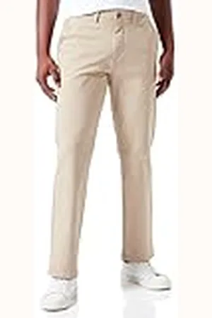 Dockers Heren Smart 360 Flex Chino Slim Casual broek, Khaki,32W / 34L