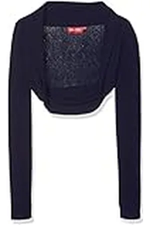 G.O.L. Gol Heavy-jersey-bolero voor meisjes, blauw (midnight-blue 1), 158/164 cm
