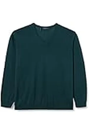 Maerz Heren V Superwash pullover, Bottle Green, Regular