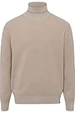 Brax Heren Style Brian Cotton Structure, Moderne Easy Rip Blue Planet Pullover Sandstone, M