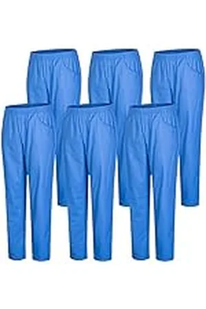 MISEMIYA Verpakking met 6 stuks, uniseks, elastisch, uniformen, medische uniformen, , S