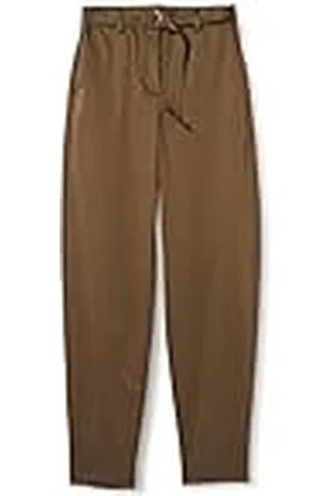 Tommy Hilfiger Katoenen satijnen chinobroek voor dames, , 34W