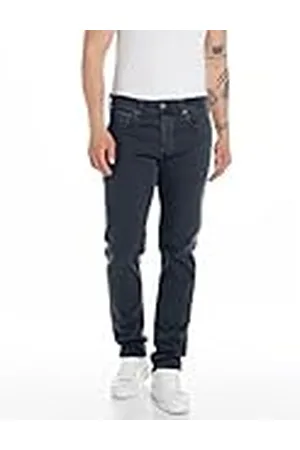 Replay Grover Slim Straight Leg Jeans voor heren, , 34W / 30L