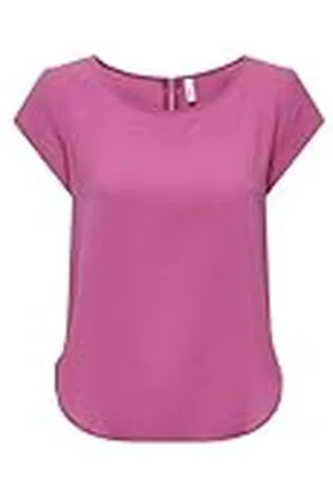 ONLY Dames T-Shirt Onlvic S/S Solid Top Noos Ptm, , 36