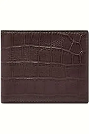 Fossil Derrick Leren of Polyester Reisset voor Mannen