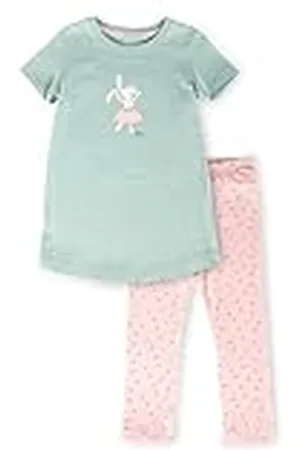 sigikid Tweedelige pyjama voor meisjes, biologisch katoen, zomer, nachtkleding, pyjamaset, , 128