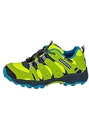LICO Fremont Trekking- en wandelschoenen uniseks-kind , Limoen / marineblauw / petrol, 28 EU