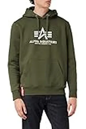 Alpha Industries Basic Hoody Sweat met capuchon voor heren Dark Petrol