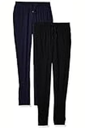 Fruit Of The Loom Jersey-gebreide joggingbroek voor heren, slaapbroek (1 en 2 stuks), , M