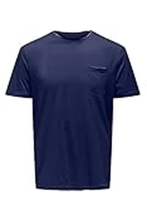 Only & Sons Onsroy Reg Ss Slub Pocket Tee Noos T-shirt voor heren, , S