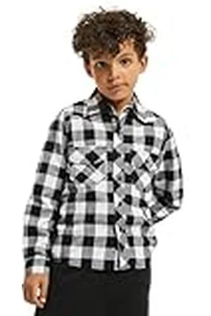 Brandit Kids Check Shirt met lange mouwen, verschillende kleurvarianten, maten S (122/128) tot XXL (170/176), , 122/128 cm