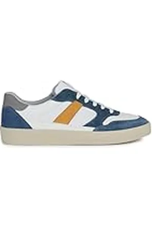 Geox U AFFILE B Sneakers voor heren, AVIO/White, 45 EU, , 45 EU