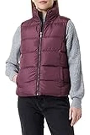 Blue Seven Dames gewatteerd vest vest, pruim orig, 36