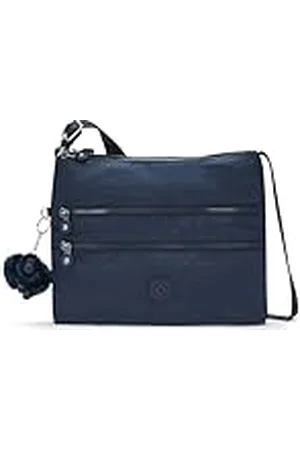 Kipling Women’s Alvar Crossbody, Super Light, Durable Messenger, Nylon Shoulder Bag, Blue BLEU