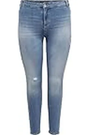 ONLY Carhuba High Waist Jeans Curvy Jeans voor dames, , 42W x 32L