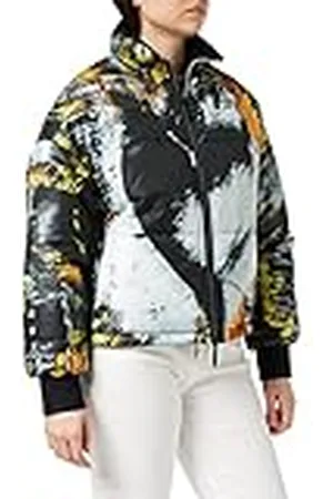 Roberto Cavalli Gevoerde omkeerbare jas voor dames.