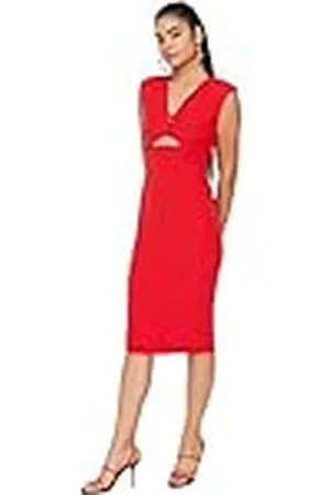 Trendyol Jurk - Marineblauw - Midi, , 64