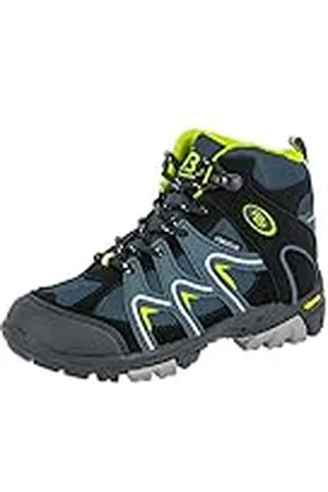 BRUTTING VISION HIGH KIDS Uniseks, kinderen Trekking- & wandellaarzen, Petrol/zwart/limoen, 29 EU