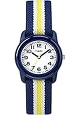 Timex TIME MACHINES 29mm gestreept kinderhorloge met elastische stof TW7C05800