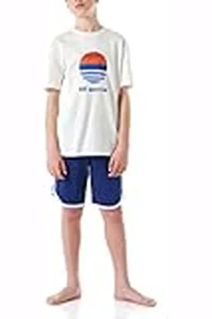 Schiesser Jungen Schlafanzug Set kurz - 100% Organic Bio Baumwolle - Größe 140 bis 176