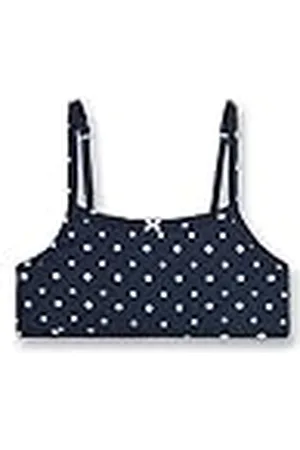 Sanetta Bustier voor meisjes, blauwe sportbeha, , 152 cm