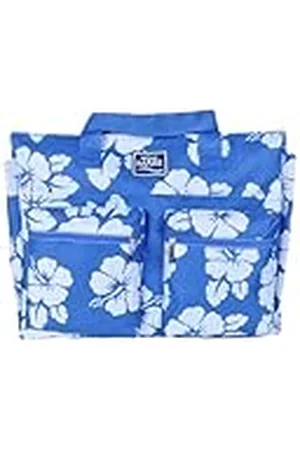 AQUA DI MARE Vierkante strandtas RIB STOP IBISCUS 100% PL 22852 Royal, , Hedendaags