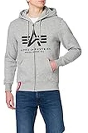Alpha Industries Basic Zip Hoody Sweat met capuchon voor heren