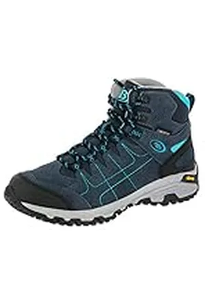 BRUTTING Mount Shasta High Dames Trekking- & wandellaarzen, Marineblauw/turquoise, 36 EU