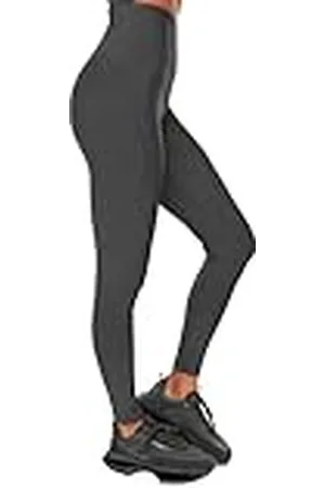 Trendyol Dame yoga broek Antraciet Karyo Sewing Gedetailleerde Roller Sports Tights, Antraciet, XS