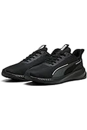 PUMA Unisex Flyer LITE 3 Road Running Schoen, Zwart Zwart Zilver, 4.5 UK, Black Zwart Zilver, 37.5 EU