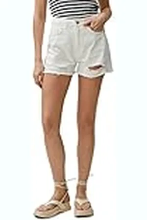 Koton Dames Pocket Detail destroyed denim broek met hoge taille, , 34