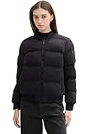 TOM TAILOR Dames 1042886 jas, 14482-Deep Black, XL, , XL