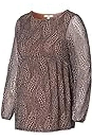 ESPRIT Dames T-shirt Ls Aop zwangerschapsshirt met lange mouwen