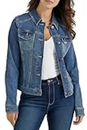Wrangler Stretch denim jas voor dames, , L