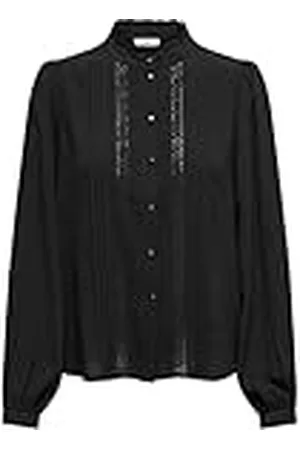 JDY Dames ellis L/S Lace Shirt WVN Noos lange mouwen blouse, , 34