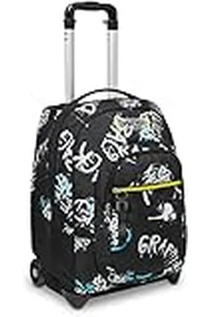 7 for all Mankind Trolley , Abstract Graffiti Boy, , 2-in-1 rugzak met cross-oversysteem, school en reis, , Eén maat, modern
