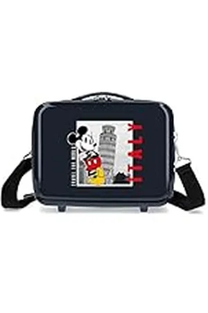 Disney Mickey en Minnie Travel The World Italy make-uptas, aanpasbaar, , 29 x 21 x 15 cm, robuust, ABS, 9,14 l, 0,8 kg, , Eén maat, Verstelbare toilettas