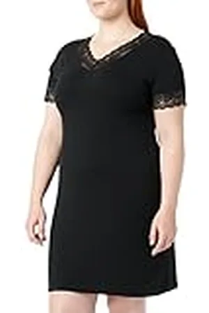 ccdk copenhagen CCDK nachtjurk voor dames in een comfortabele bamboe-kwaliteit, Black Nightgown, XXL