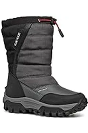 Geox J Himalaya BOY B ABX sneeuwlaars, antraciet/zwart, 10 UK Kind, , 10 UK Child