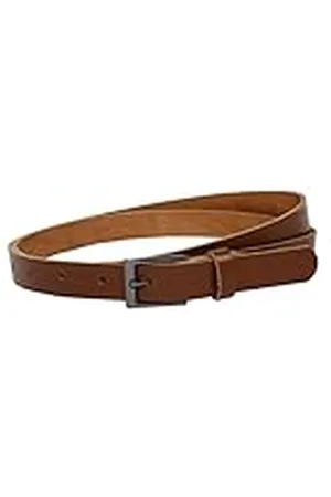Vascavi Lederen riem echt leer, Made in Germany, 2 cm breed en ca. 0,25 cm dik, riem, heupgordel, jeansriem, , 105 cm Gesamtlänge 115 cm