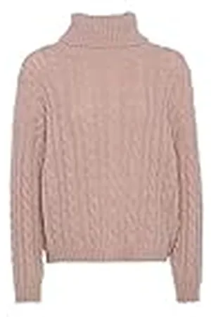 myMo Dames gestructureerde gebreide trui met rolkraag acryl maat XL/XXL, , XL